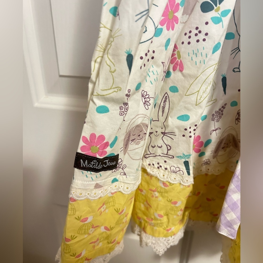 Matilda Jane Enchanted Garden Twirl Forever Dress Easter Size 8 - Picture 4 of 5